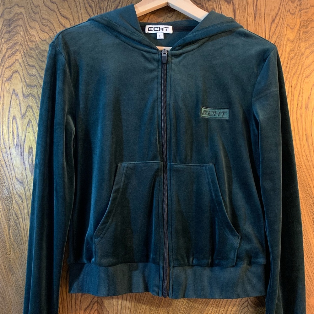 Echt Crop Zip Up Jacket - image 1